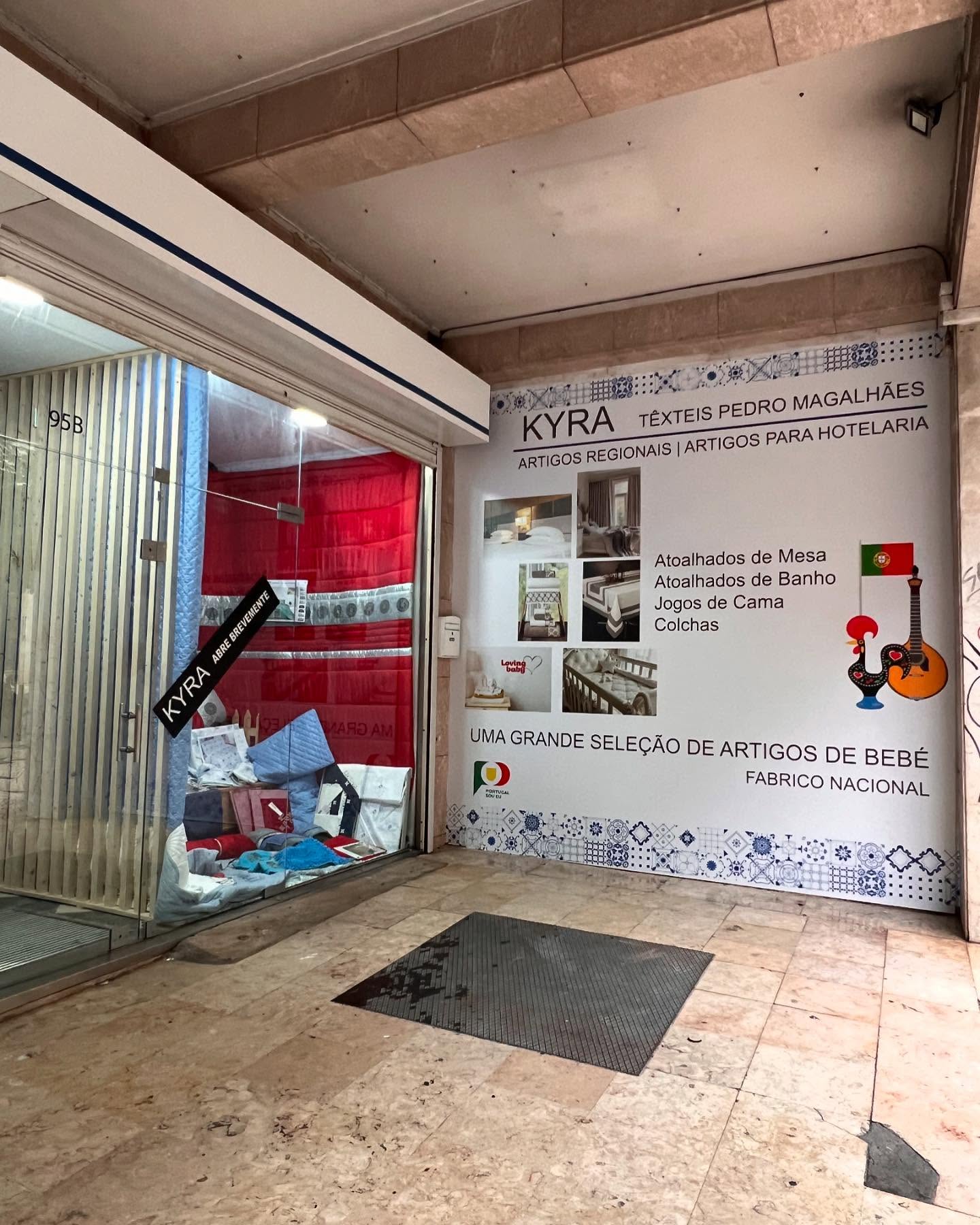 A nova loja da Kyra em Lisboa. Têxteis Made in Portugal. 🇵🇹