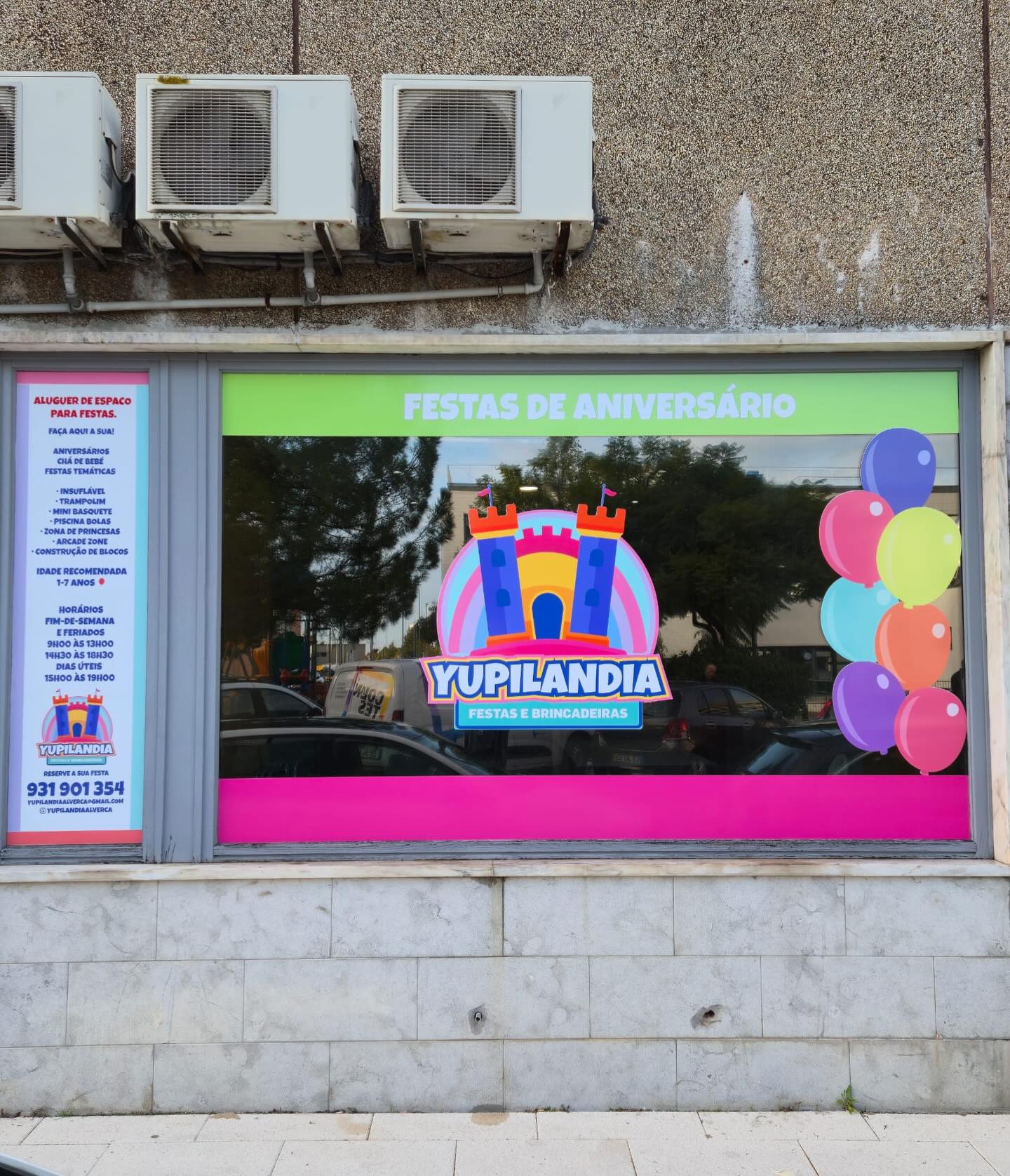 A em Alverca já abriu portas para as festas de aniversário dos mais pequenos. Cor e alegr…