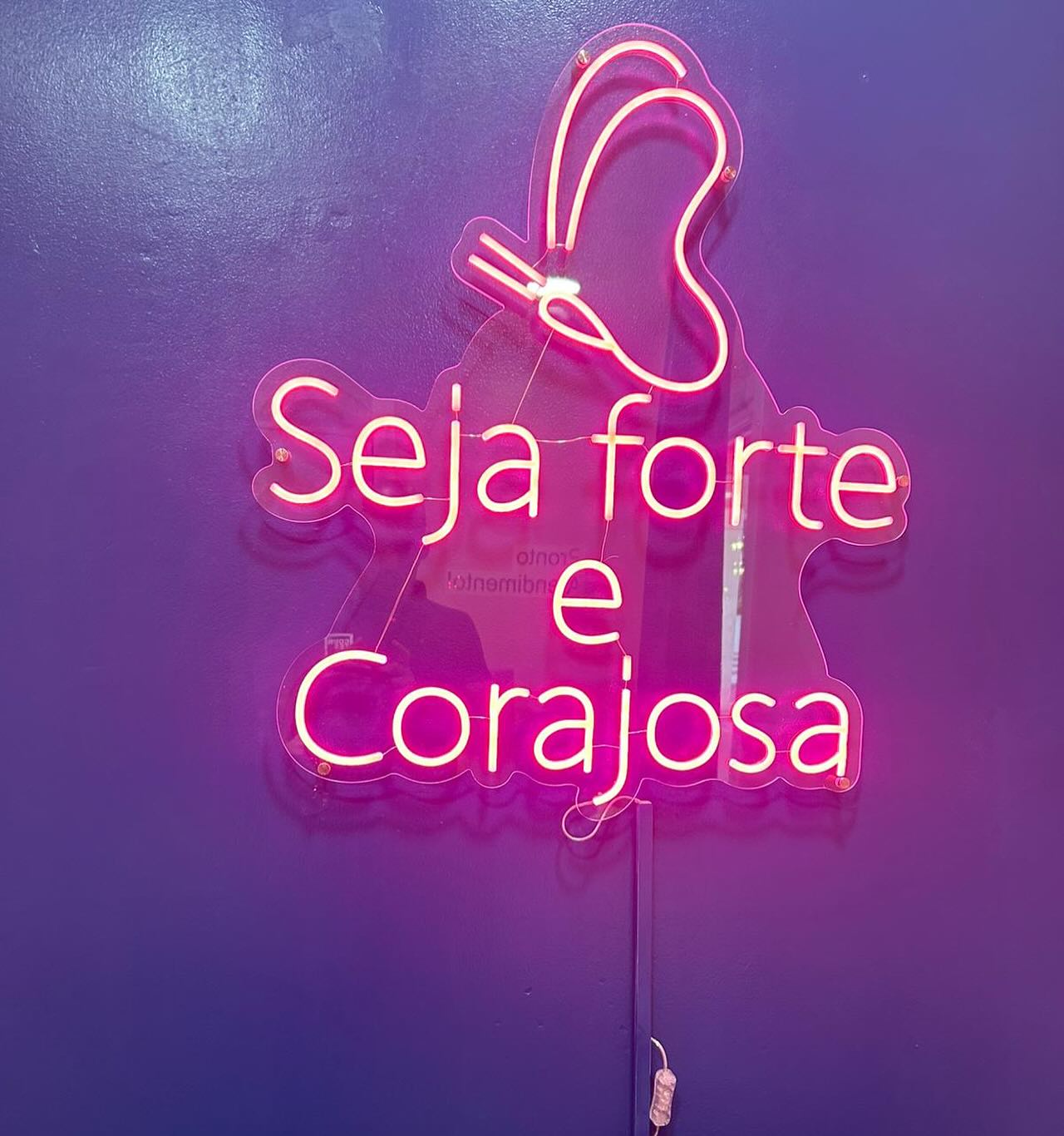 Neon LED da para as fortes e corajosas 🥰
